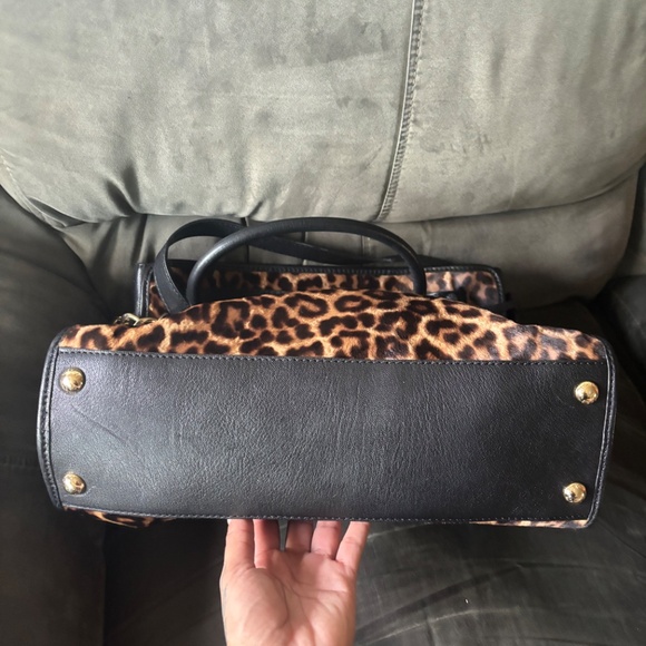 Unique Michael Kors Leopard Print Pony hair tote/shoulder bag - Picture 10 of 11